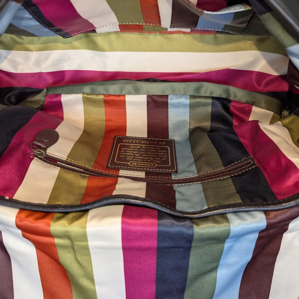 Legacy Leigh Bag 11128 with Striped Interior 65th Anniversary edition! - Picture 8 of 9